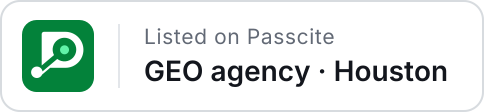 Listed on Passcite: GEO agency, Houston