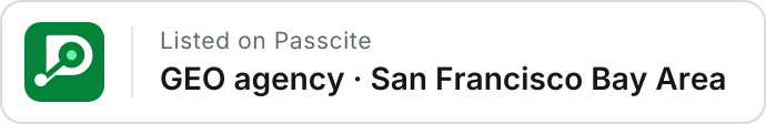 Listed on Passcite: GEO agency, San Francisco Bay Area