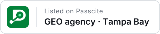 Listed on Passcite: GEO agency, Tampa Bay