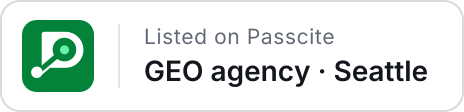 Listed on Passcite: GEO agency, Seattle