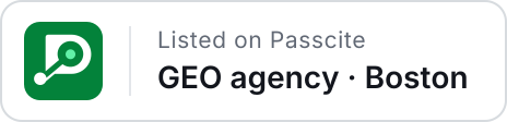 Listed on Passcite: GEO agency, Boston