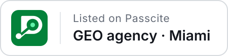 Listed on Passcite: GEO agency, Miami